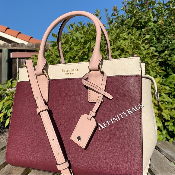 kate spade Handbags - Cherrywood new Kate Spade Cameron medium satchel